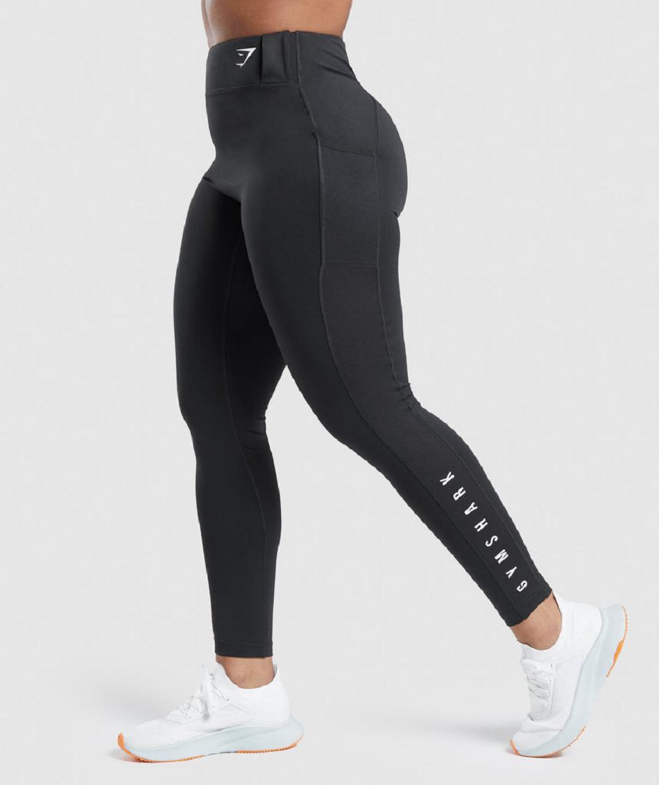 Gymshark Sport Ženske Tajice Crne | HR 4053AHK